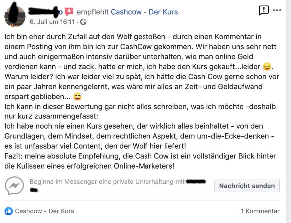 Cashcow Erfahrungen