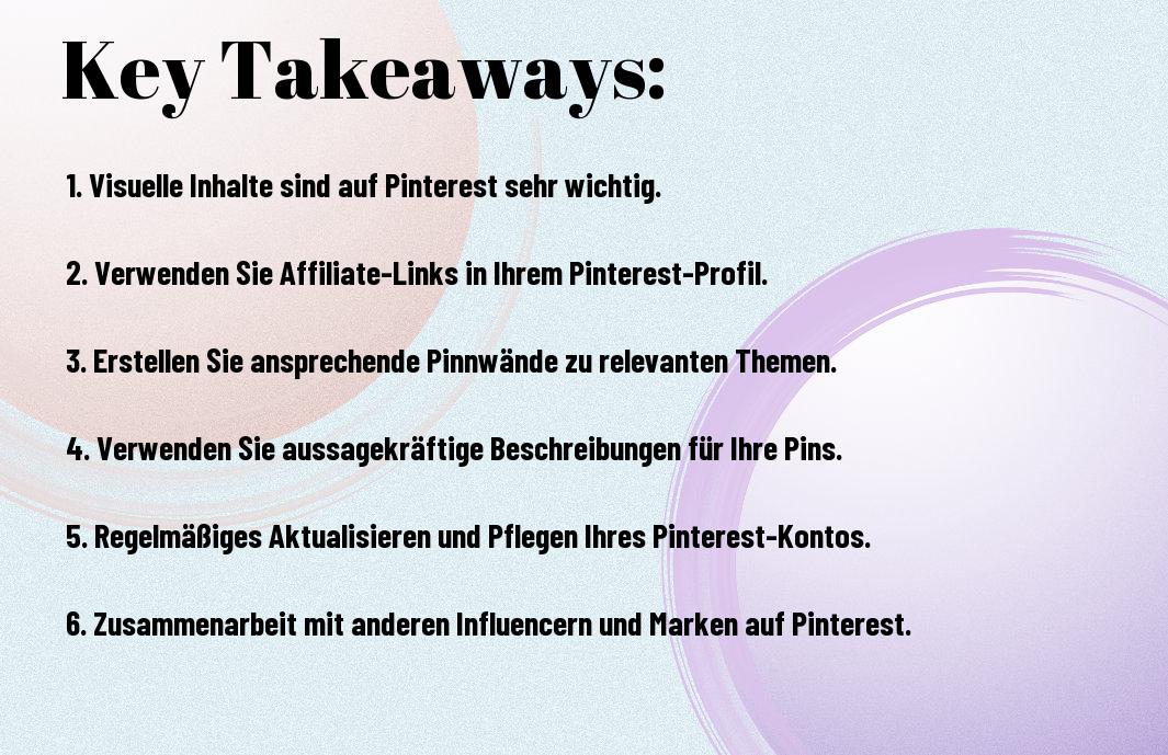 Affiliate Marketing mit Pinterest